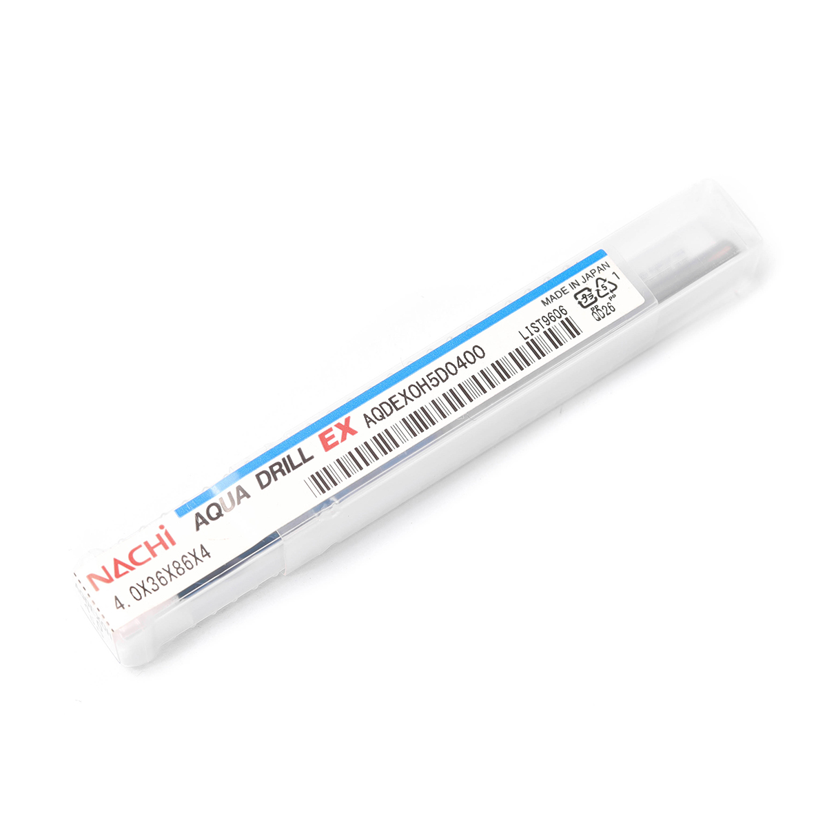 ดอกสว่านเคลือบผิว AQUA EX Oil-Hole 5D AQUA DRILL EX OIL-HOLE 5D ขนาด 4.0 มม. L9606 NACHI รุ่น NA9606_0400 รูปที่ 4