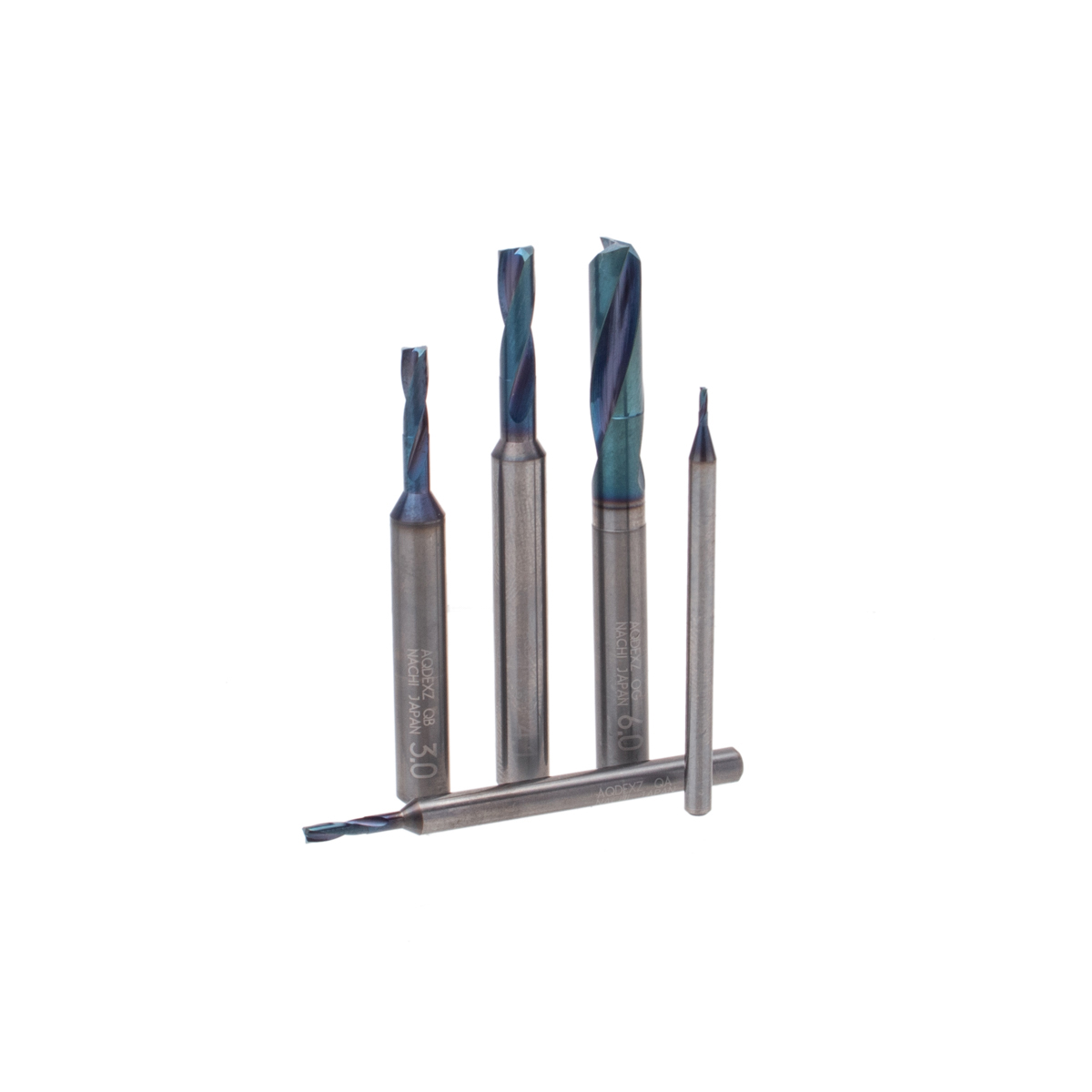 ดอกสว่านเคลือบผิว AQUA EX Flat AQUA DRILLS EX FLAT ขนาด 2.0 มม. L9610 NACHI รุ่น NA9610_0200 ราคา ฿1,950