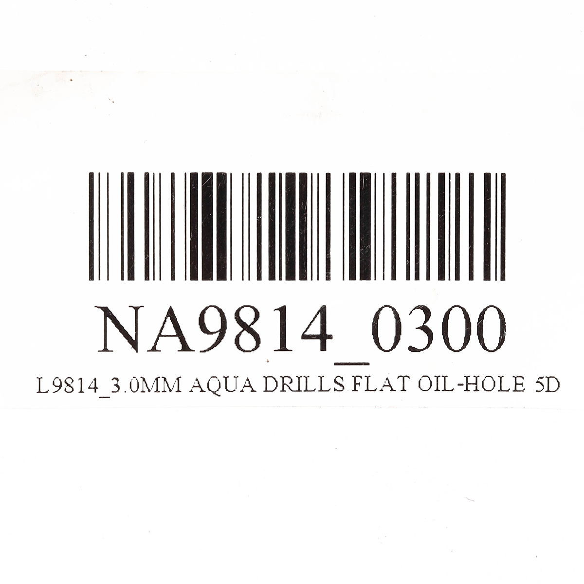 ดอกสว่านเคลือบผิว AQUA EX Flat 5D AQUA DRILLS FLAT OIL-HOLE 5D ขนาด 3.0 มม. L9814 NACHI รุ่น NA9814_0300 รูปที่ 5