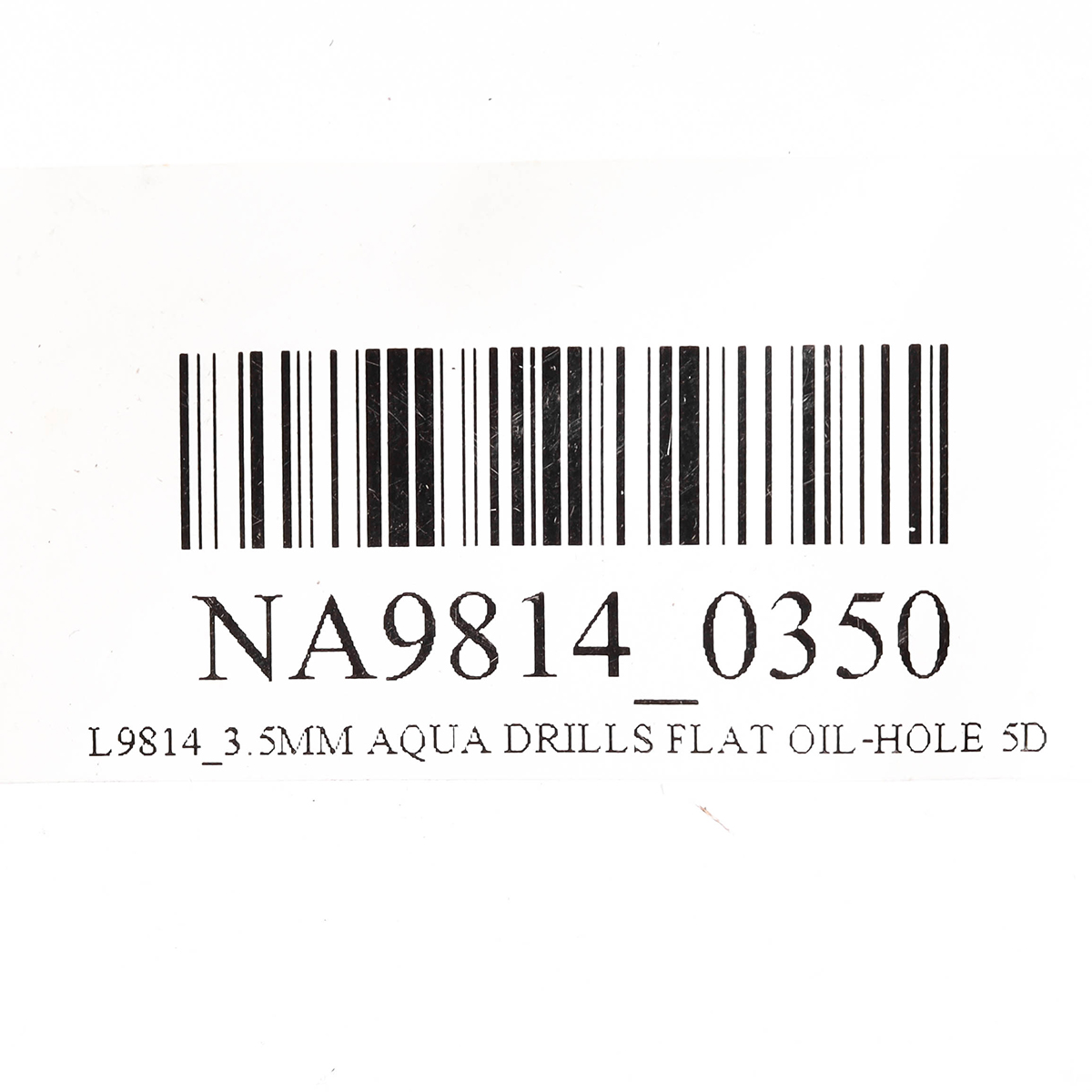 ดอกสว่านเคลือบผิว AQUA EX Flat 5D AQUA DRILLS FLAT OIL-HOLE 5D ขนาด 3.5 มม. L9814 NACHI รุ่น NA9814_0350 รูปที่ 5