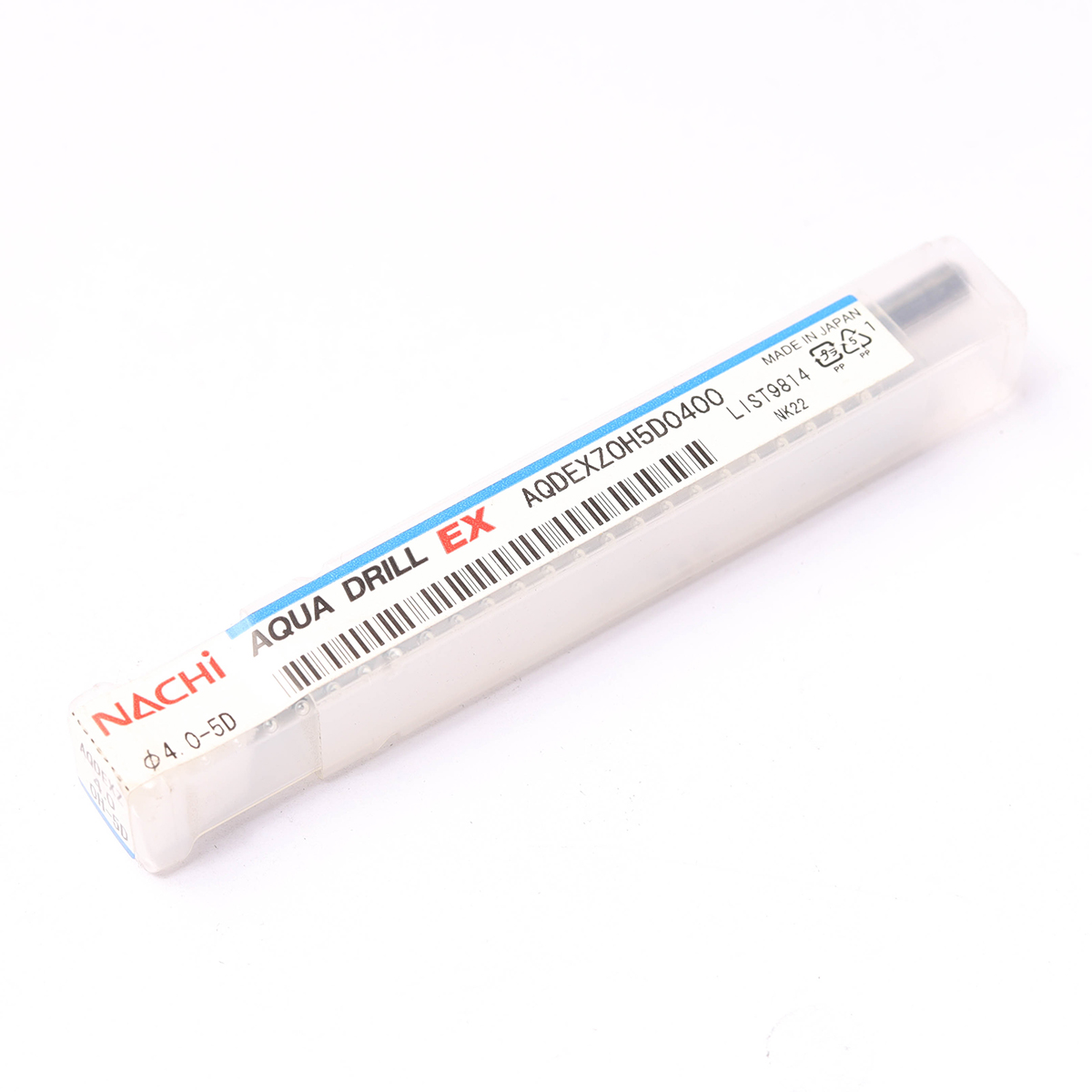ดอกสว่านเคลือบผิว AQUA EX Flat 5D AQUA DRILLS FLAT OIL-HOLE 5D ขนาด 4.0 มม. L9814 NACHI รุ่น NA9814_0400 รูปที่ 4