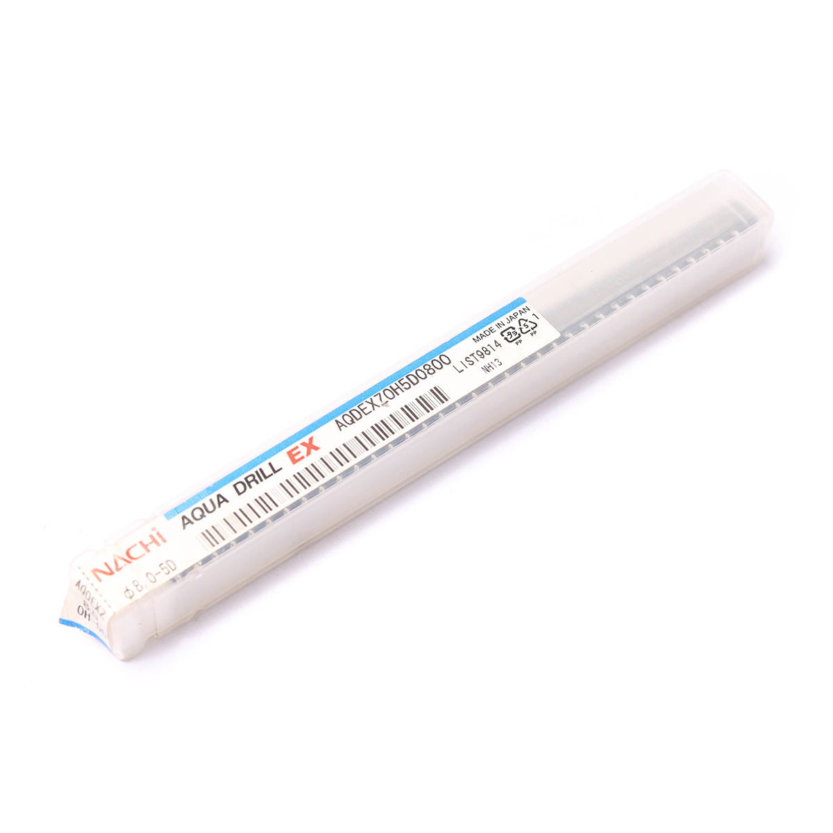 ดอกสว่านเคลือบผิว AQUA EX Flat 5D AQUA DRILLS FLAT OIL-HOLE 5D ขนาด 8.0 มม. L9814 NACHI รุ่น NA9814_0800 รูปที่ 4