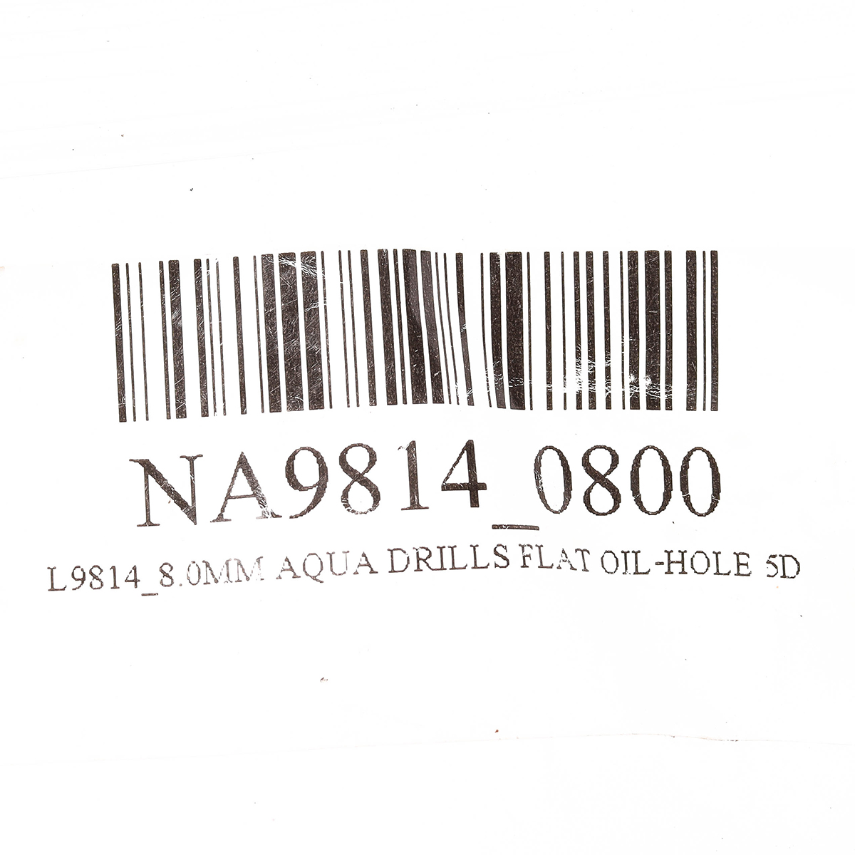 ดอกสว่านเคลือบผิว AQUA EX Flat 5D AQUA DRILLS FLAT OIL-HOLE 5D ขนาด 8.0 มม. L9814 NACHI รุ่น NA9814_0800 รูปที่ 5