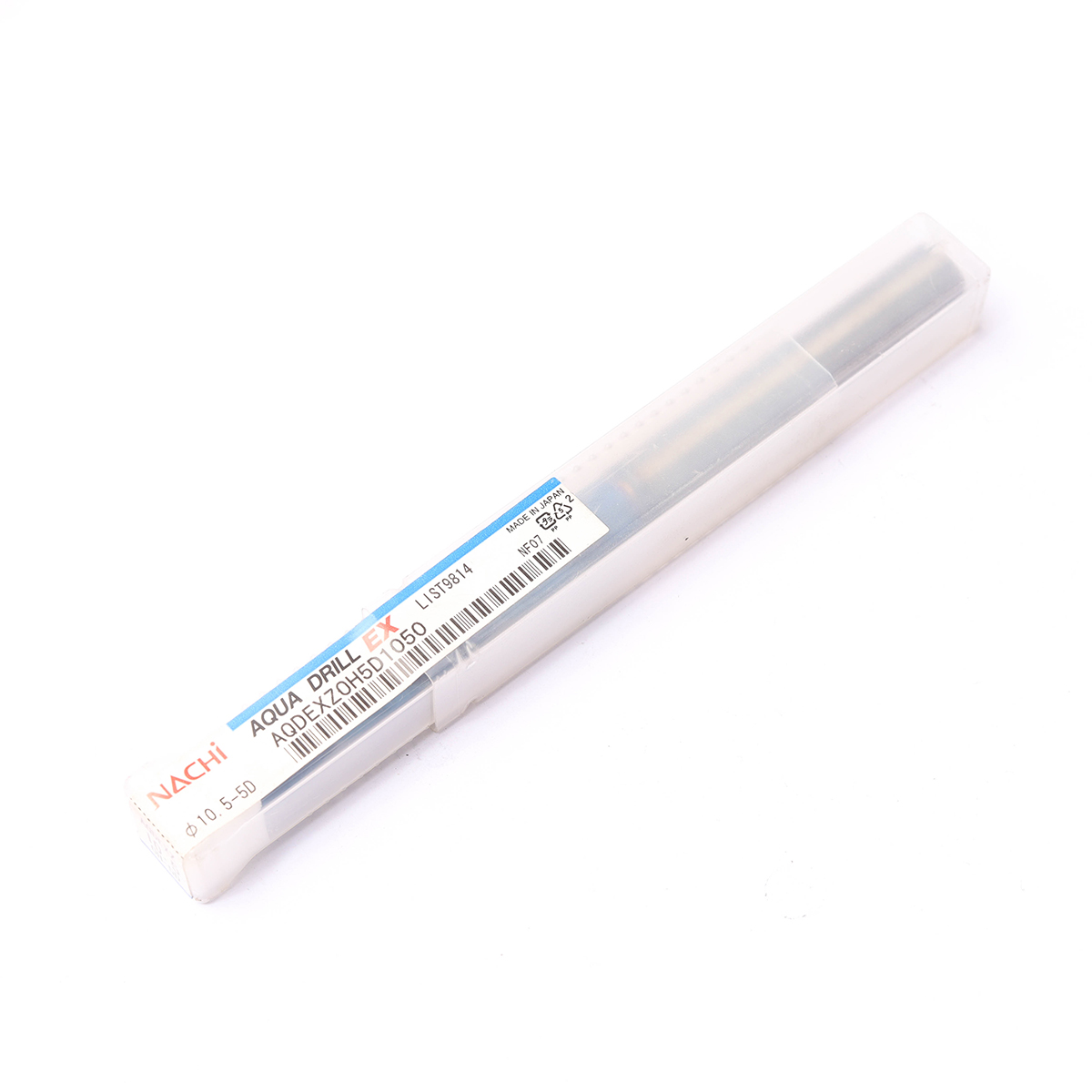 ดอกสว่านเคลือบผิว AQUA EX Flat 5D AQUA DRILL FLAT OIL-HOLE 5D ขนาด 10.5 มม. L9814 NACHI รุ่น NA9814_1050 รูปที่ 4