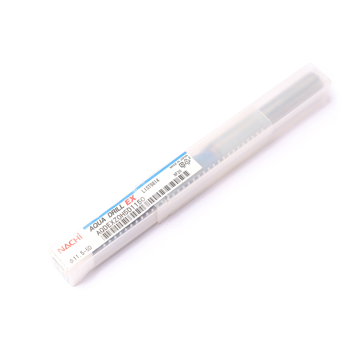 ดอกสว่านเคลือบผิว AQUA EX Flat 5D AQUA DRILL FLAT OIL-HOLE 5D ขนาด 11.5 มม. L9814 NACHI รุ่น NA9814_1150 รูปที่ 4