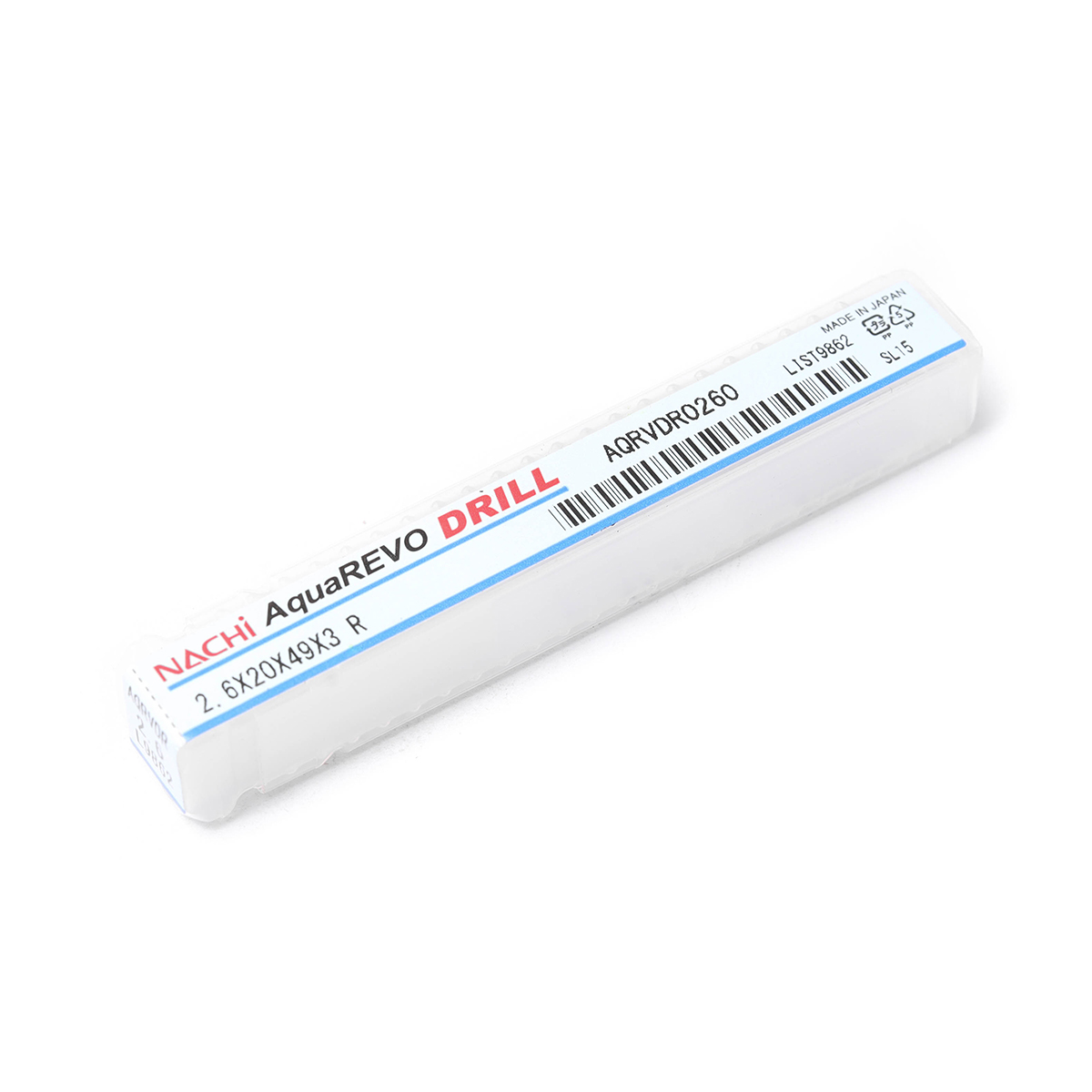 ดอกสว่านคาร์ไบด์ REVO . ขนาด 2.6 มม. L9862 NACHI รุ่น NA9862_0260 รูปที่ 4