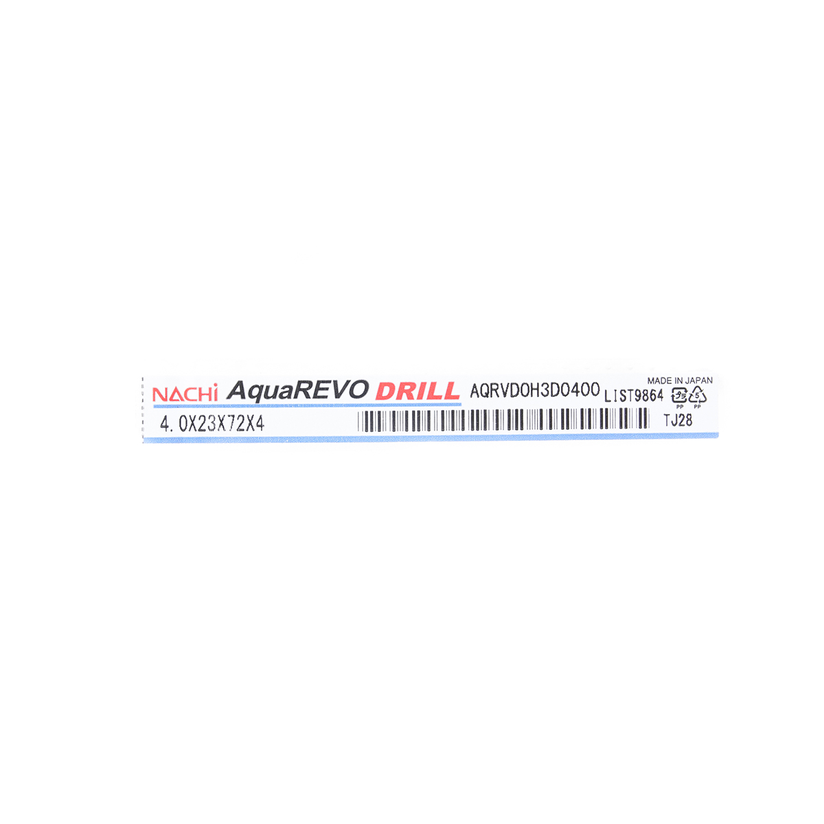 ดอกสว่านคาร์ไบด์รูน้ำมัน 3D . ขนาด 4.0 มม. L9864 NACHI รุ่น NA9864_0400 รูปที่ 5