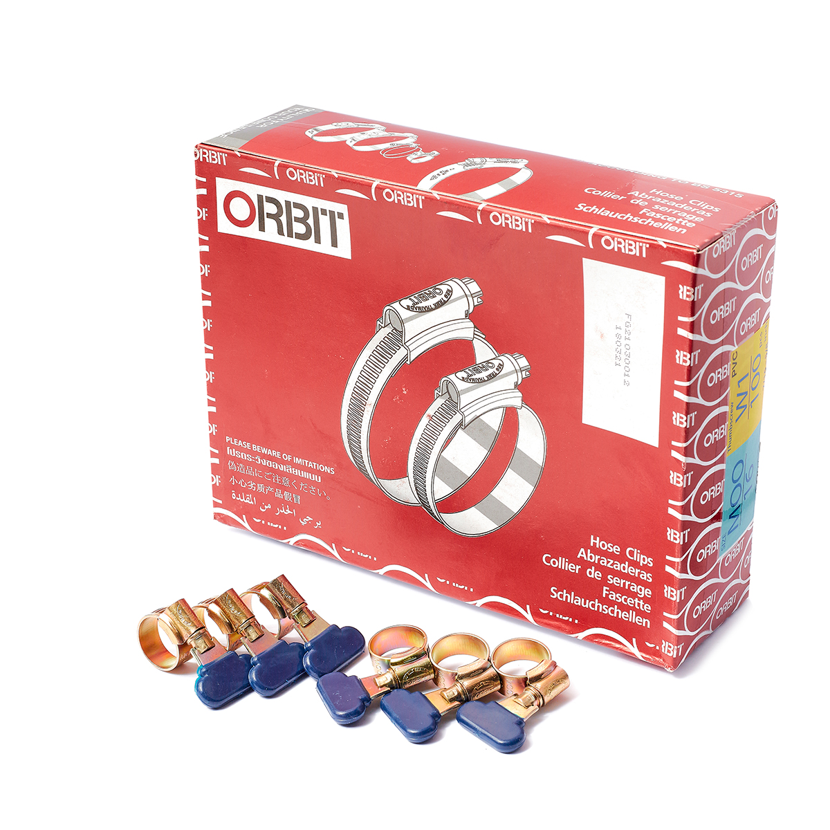 เข็มขัดรัดท่อหางปลา ORBIT รุ่น OBW1-MOO-TH ขนาด 11-16 มม. ราคา ฿9.9