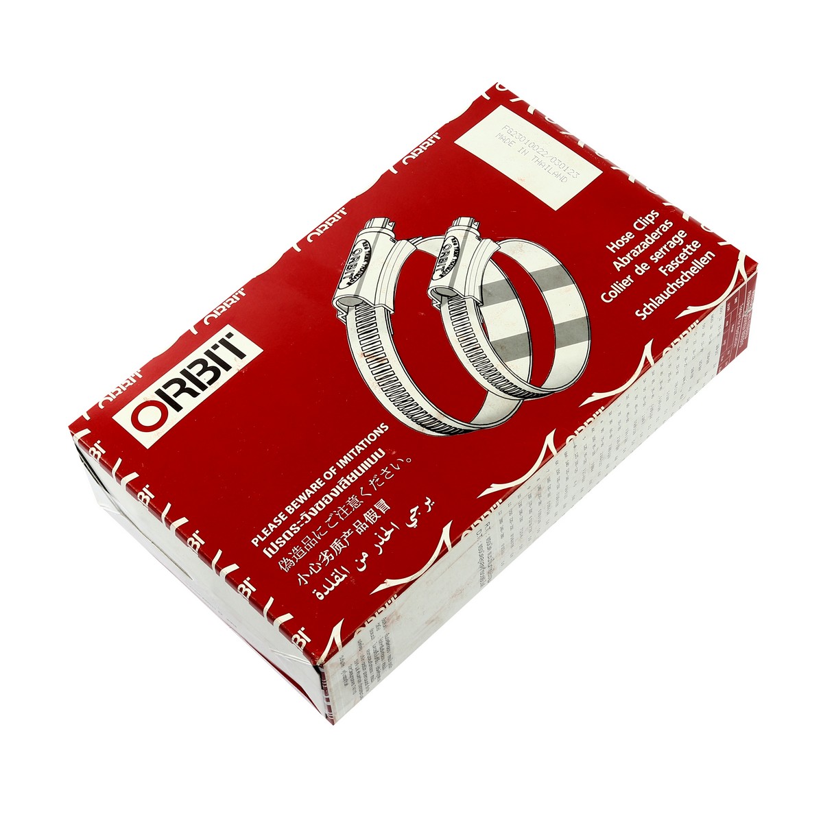 เข็มขัดรัดท่อหางปลา ORBIT รุ่น OBW1-O-TH ขนาด 16-22 มม. รูปที่ 4