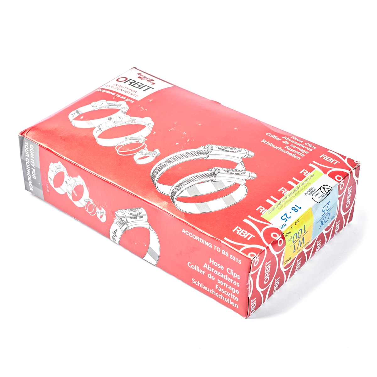 เข็มขัดรัดท่อหางปลา ORBIT รุ่น OBW1-OX-TH ขนาด 18-25 มม. รูปที่ 5