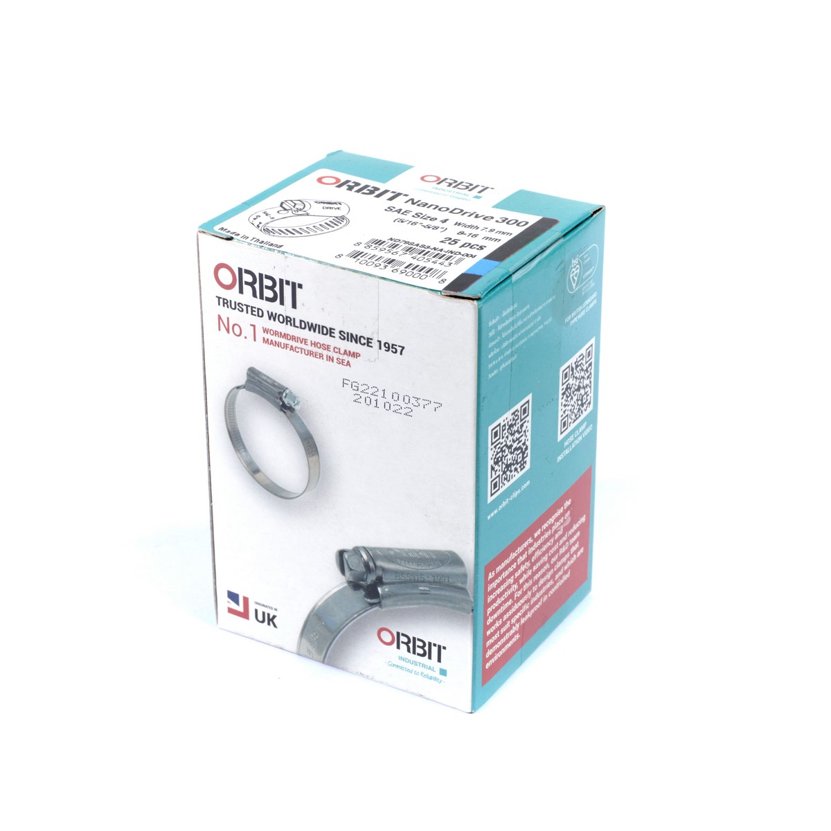 เข็มขัดรัดท่อเจาะทะลุ ORBIT รุ่น NANODRIVE-4 ขนาด 8-16 มม. รูปที่ 4