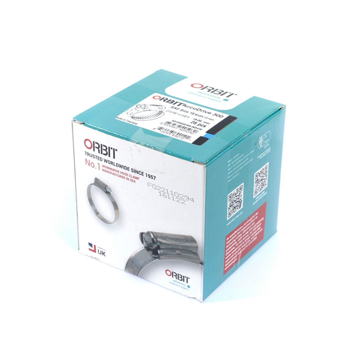 เข็มขัดรัดท่อเจาะทะลุ ORBIT รุ่น ACCUDRIVE-16 ขนาด 18-38 มม. รูปที่ 4