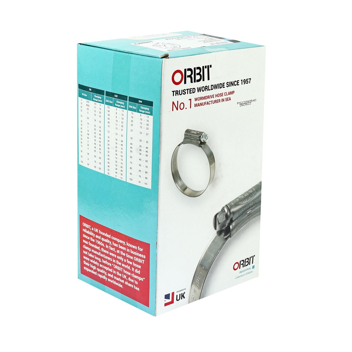 เข็มขัดรัดท่อเจาะทะลุ ORBIT รุ่น ACCUDRIVE-72 ขนาด 76-127 มม. รูปที่ 3