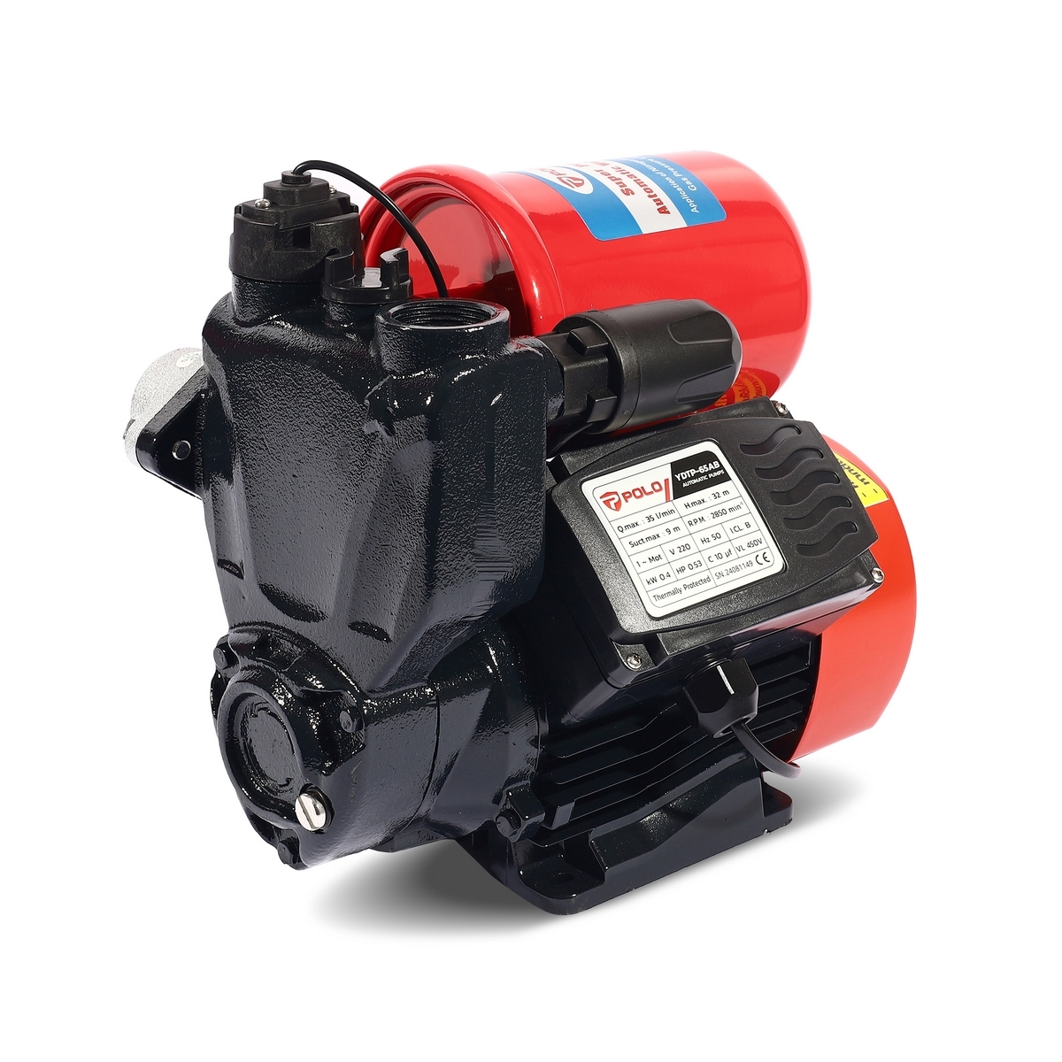 ปั๊มอัตโนมัติ 0.5 HP POLO รุ่น YDTP-65AB รูปที่ 2