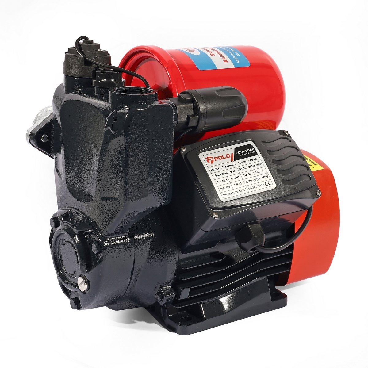 ปั๊มอัตโนมัติ 1 HP POLO รุ่น YDTP-80AB รูปที่ 2