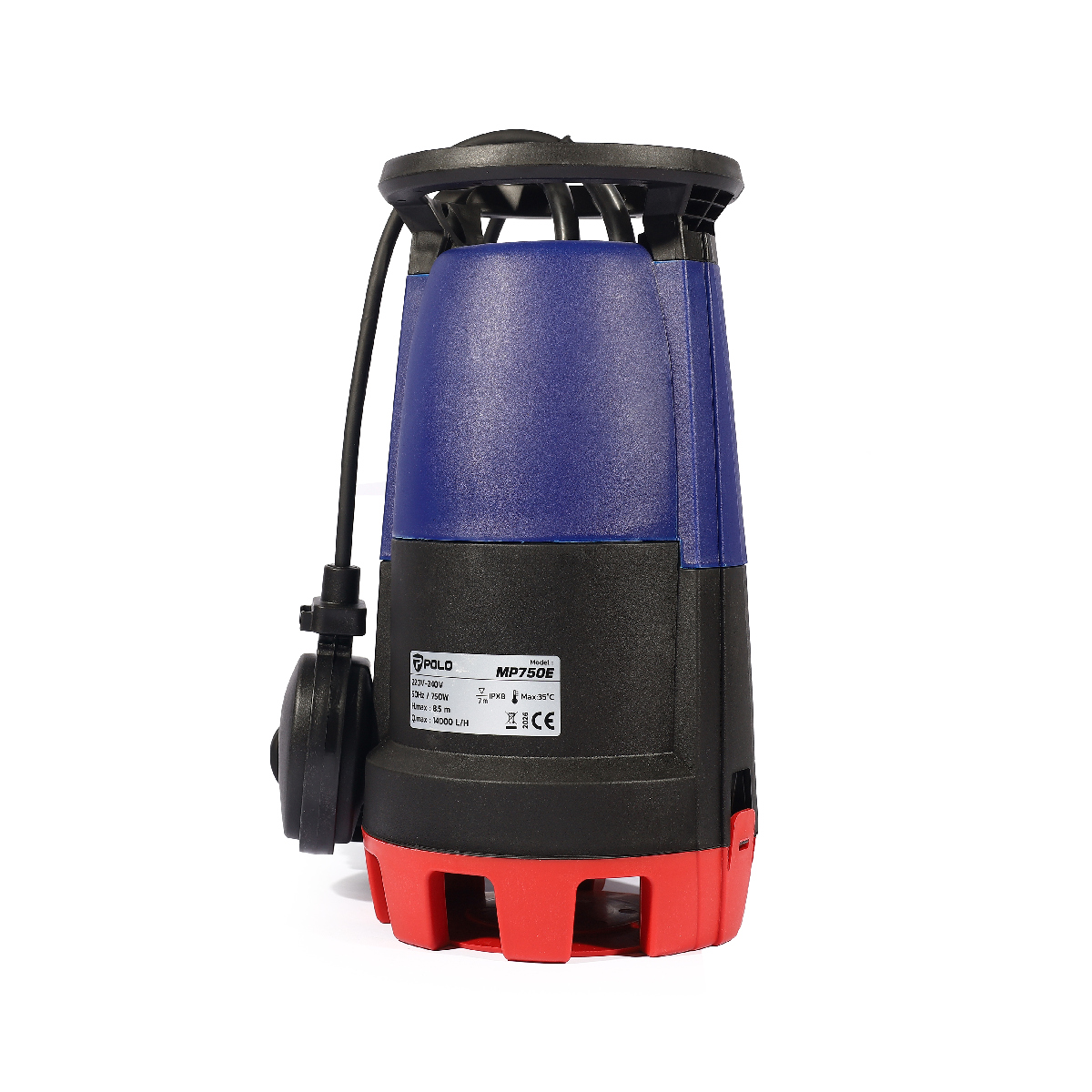 ปั๊มแช่น้ำดีและน้ำเสีย 3IN1 750W POLO รุ่น MP750E รูปที่ 3