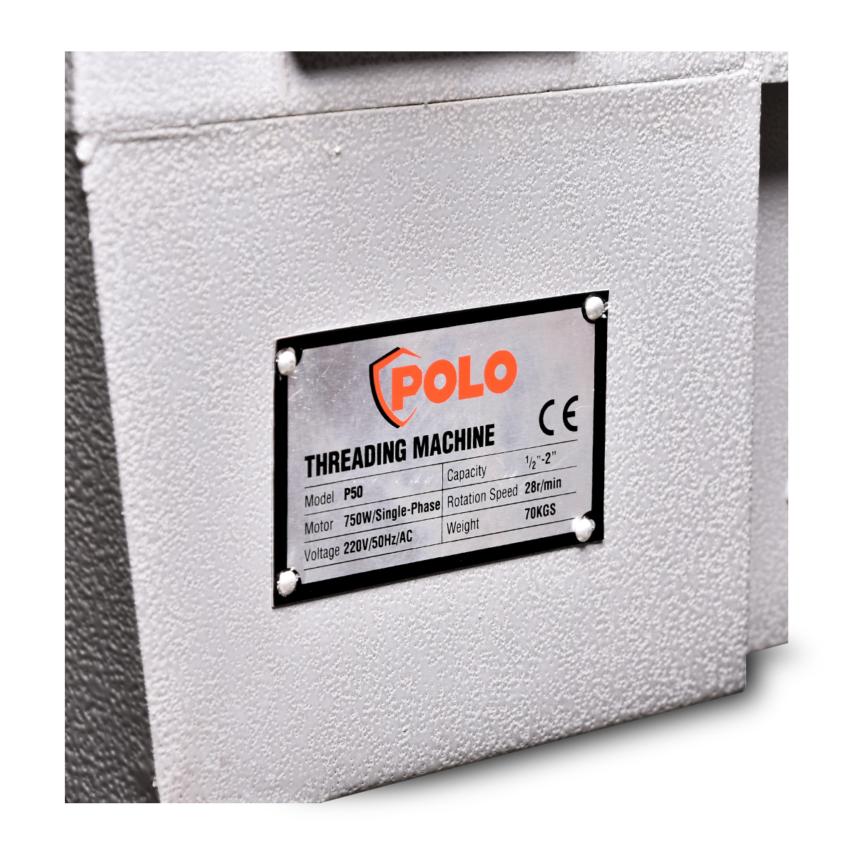 POLO Electric Pipe Threader 2" / 750W / BSPT Model P50 price ฿15,000
