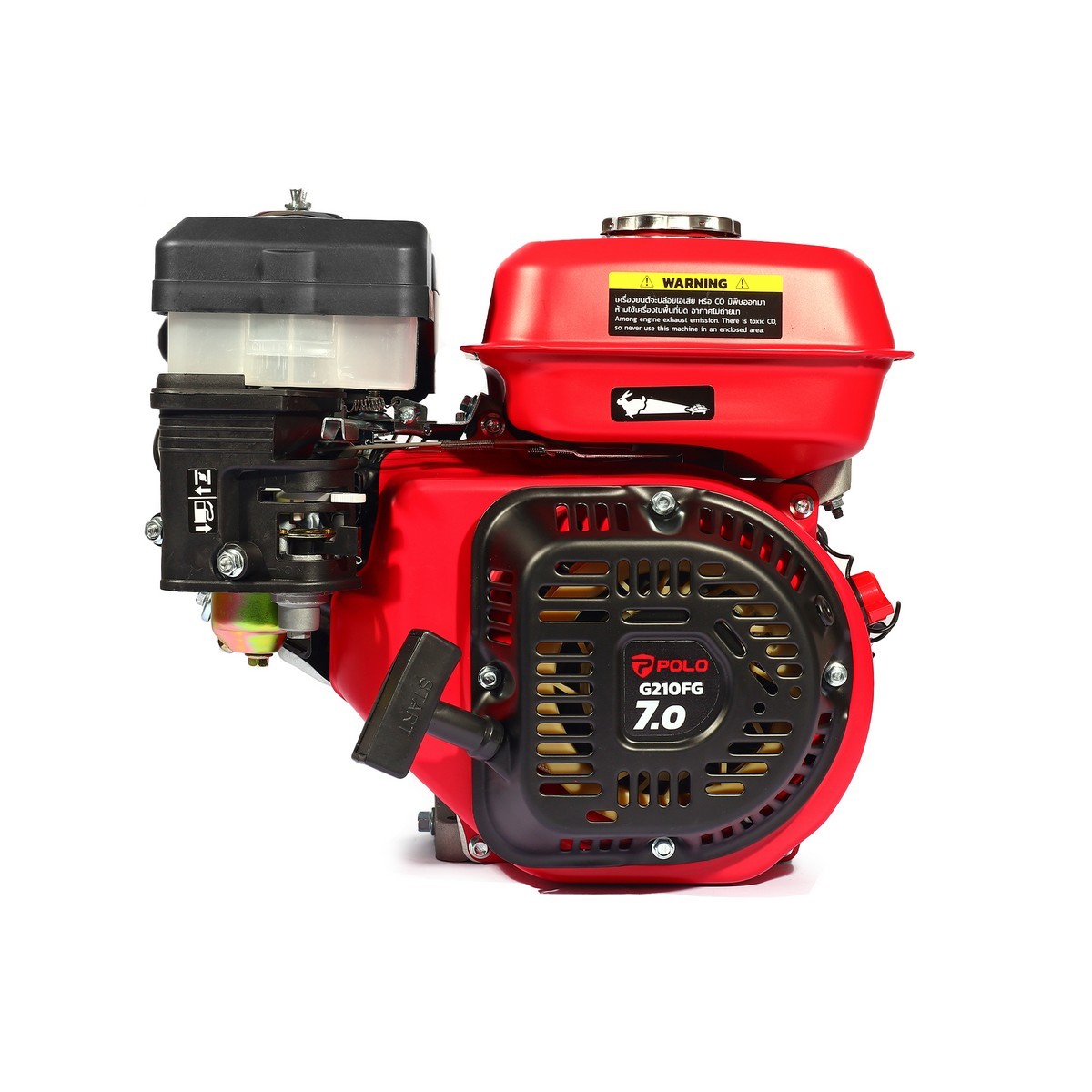 เครื่องยนต์เบนซิน(ทดรอบ) 7.0 HP POLO รุ่น G210FG รูปที่ 3