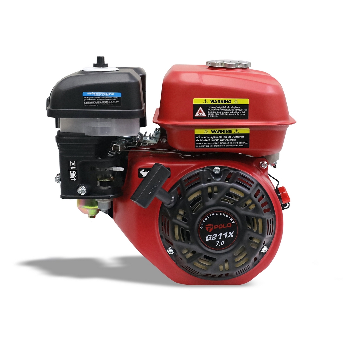 เครื่องยนต์เบนซิน 7.0 HP POLO รุ่น G211X รูปที่ 3