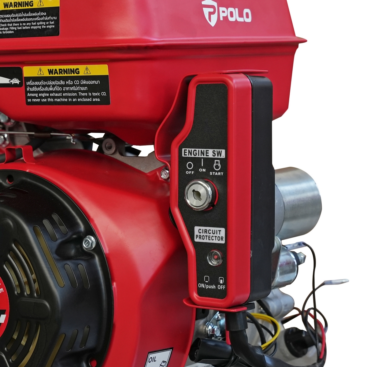 เครื่องยนต์เบนซิน 9HP สตาร์ทไฟฟ้า POLO รุ่น G270FE รูปที่ 4
