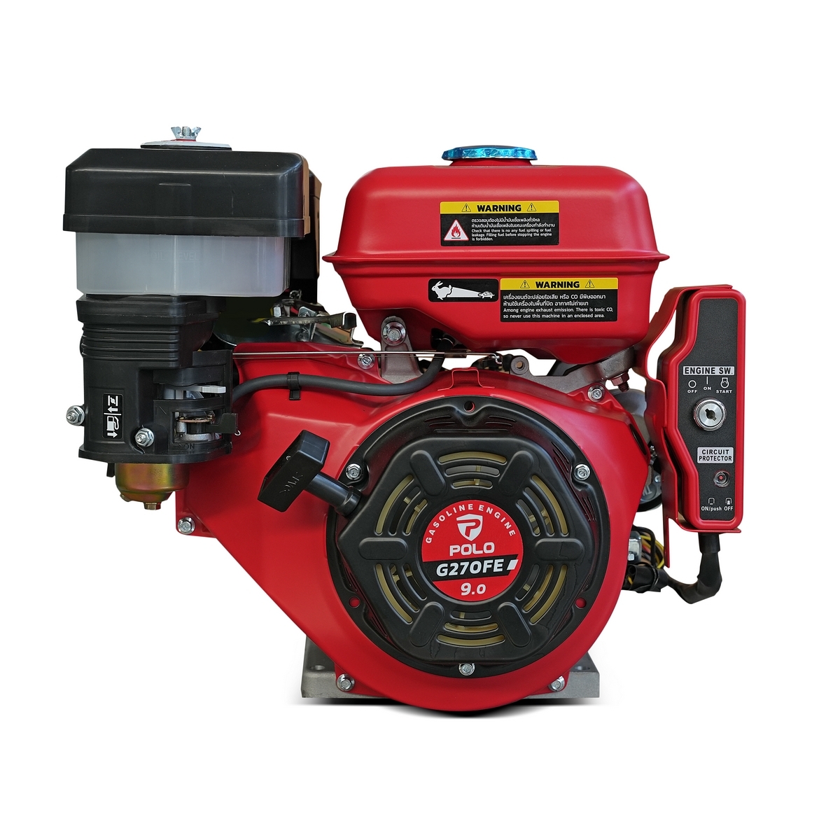 เครื่องยนต์เบนซิน 9HP สตาร์ทไฟฟ้า POLO รุ่น G270FE รูปที่ 2