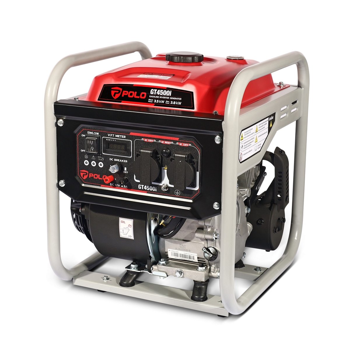 เครื่องปั่นไฟอินเวอร์เตอร์ 3.5KW POLO รุ่น GT4500I ราคา ฿9,480