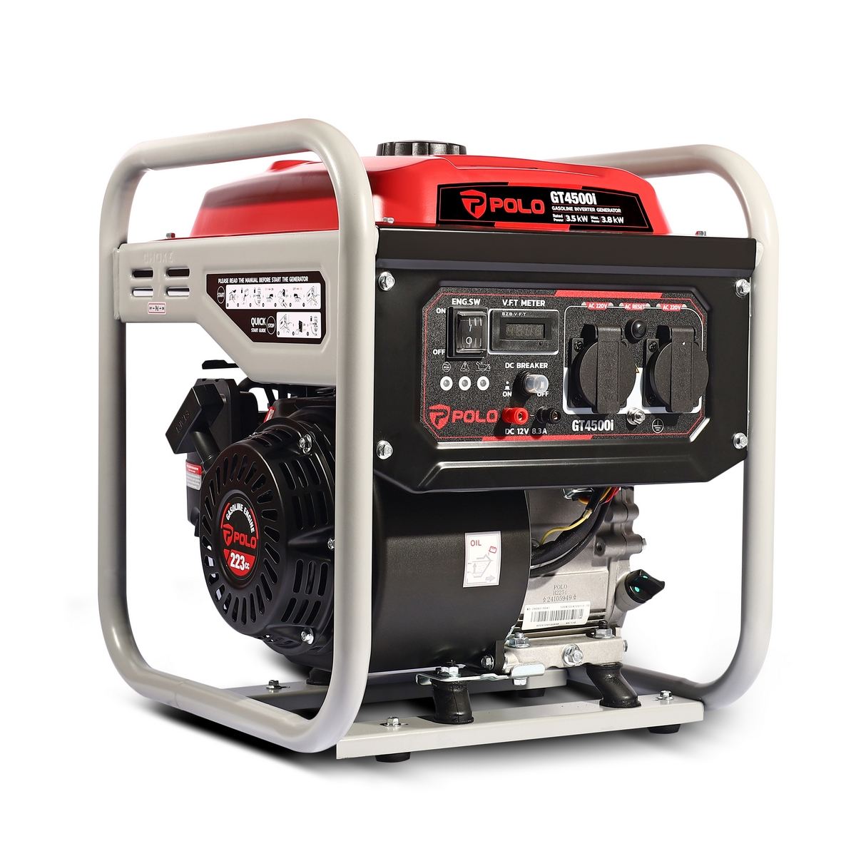 เครื่องปั่นไฟอินเวอร์เตอร์ 3.5KW POLO รุ่น GT4500I รูปที่ 4