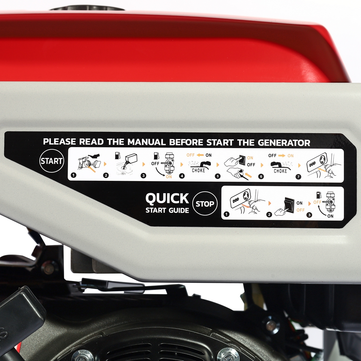 เครื่องปั่นไฟอินเวอร์เตอร์ 3.5KW POLO รุ่น GT4500I รูปที่ 5