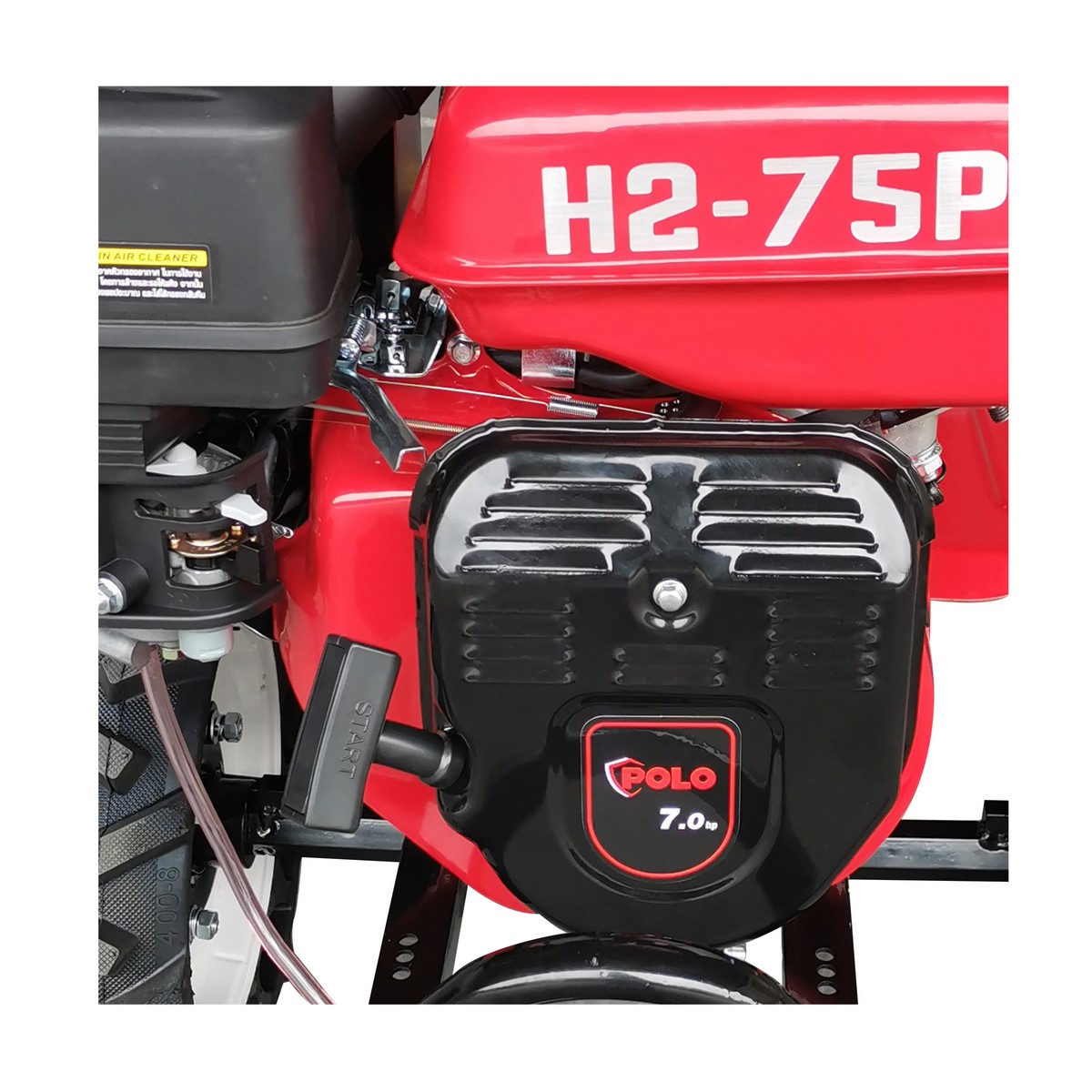 เครื่องพรวนดิน7.0HP ขับเกียร์ NEW POLO รุ่น H2-75P รูปที่ 4