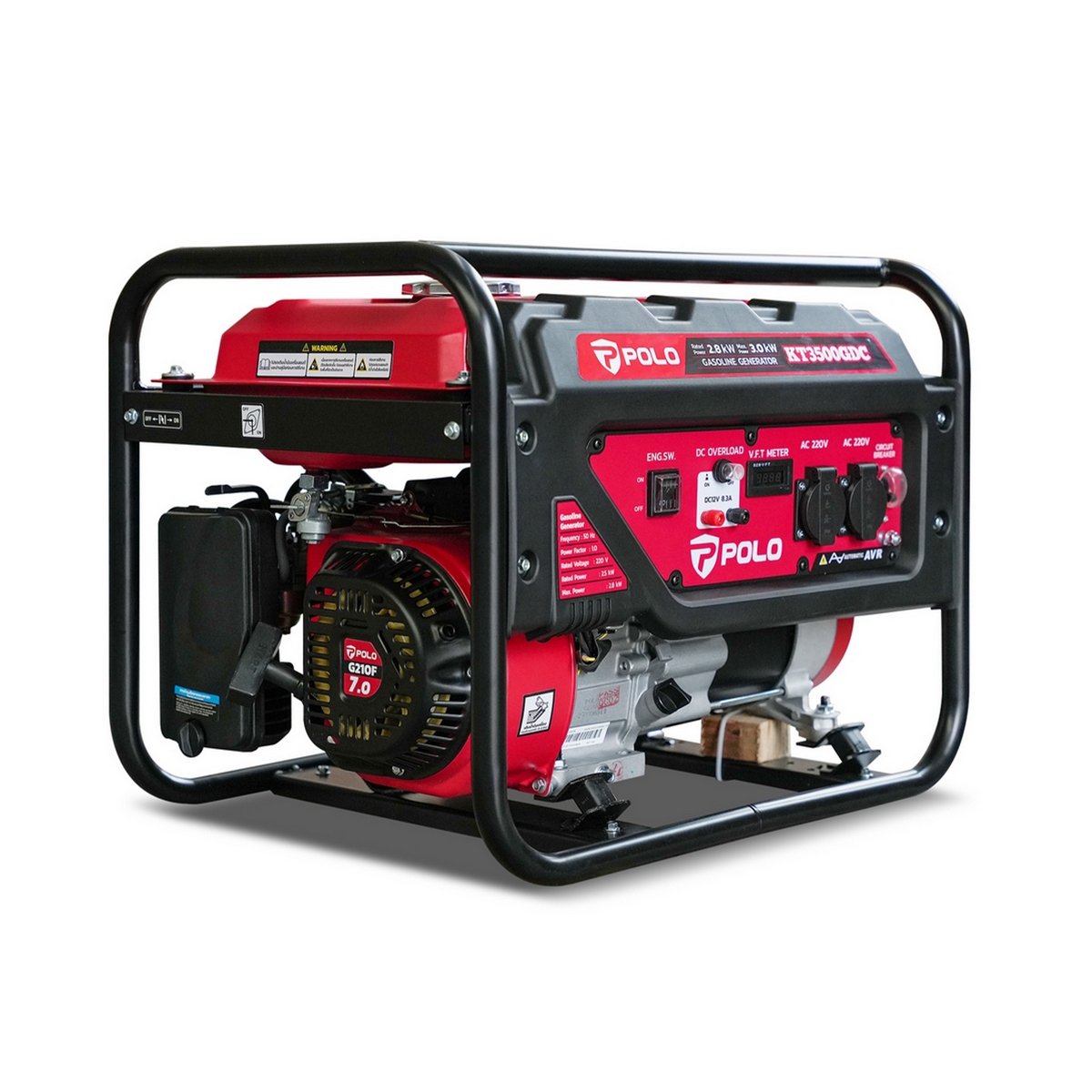 เครื่องปั่นไฟ 2.8 KW ( G) POLO รุ่น KT3500GDC ราคา ฿8,664