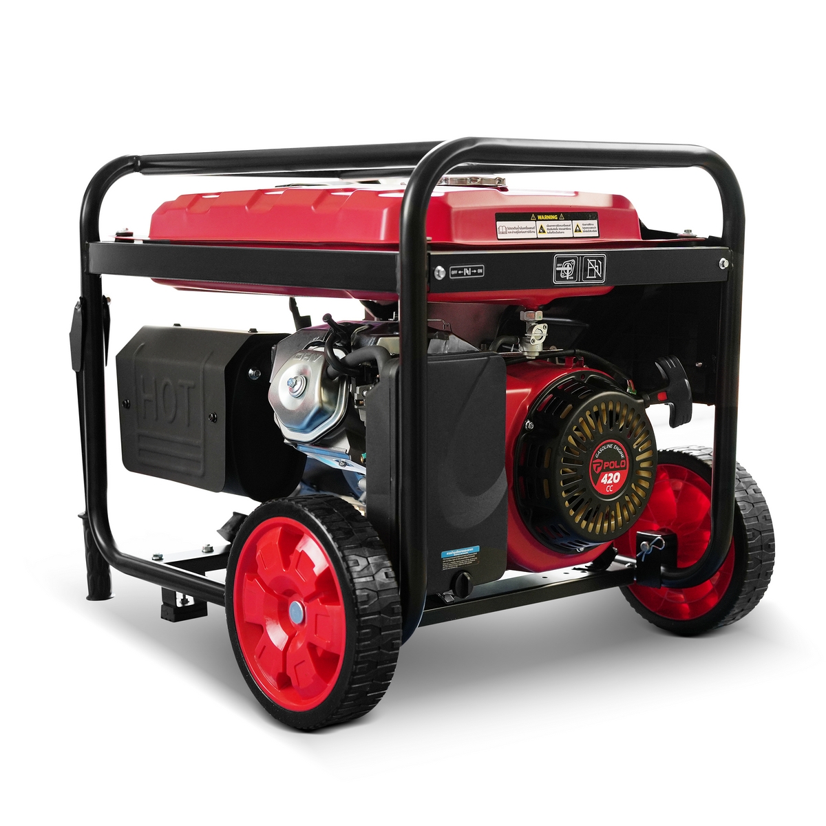 เครื่องปั่นไฟเบนซิน 5.0 KW POLO รุ่น KT6600DC รูปที่ 3