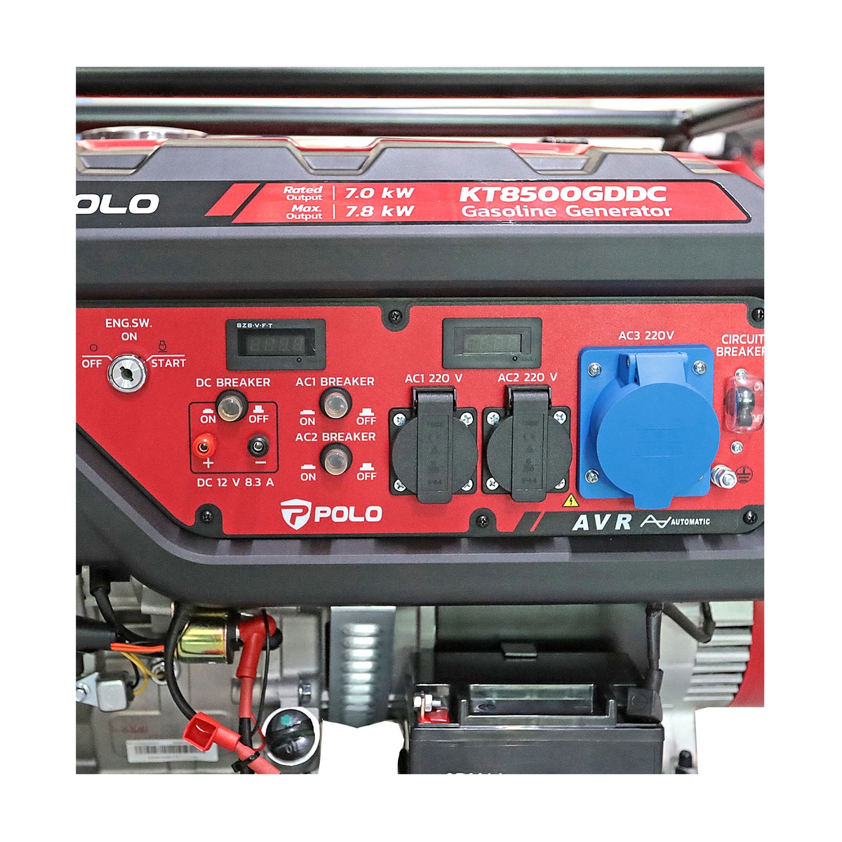 เครื่องปั่นไฟ 7.8 KW ( G) POLO รุ่น KT8500GDDC รูปที่ 4