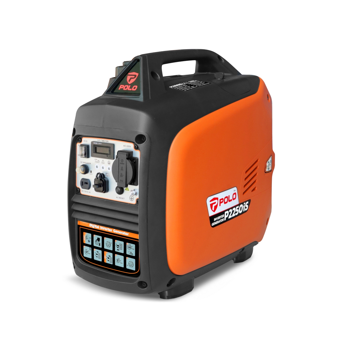 เครื่องปั่นไฟอินเวอร์เตอร์ 2.0KW POLO รุ่น P2250IS ราคา ฿12,600
