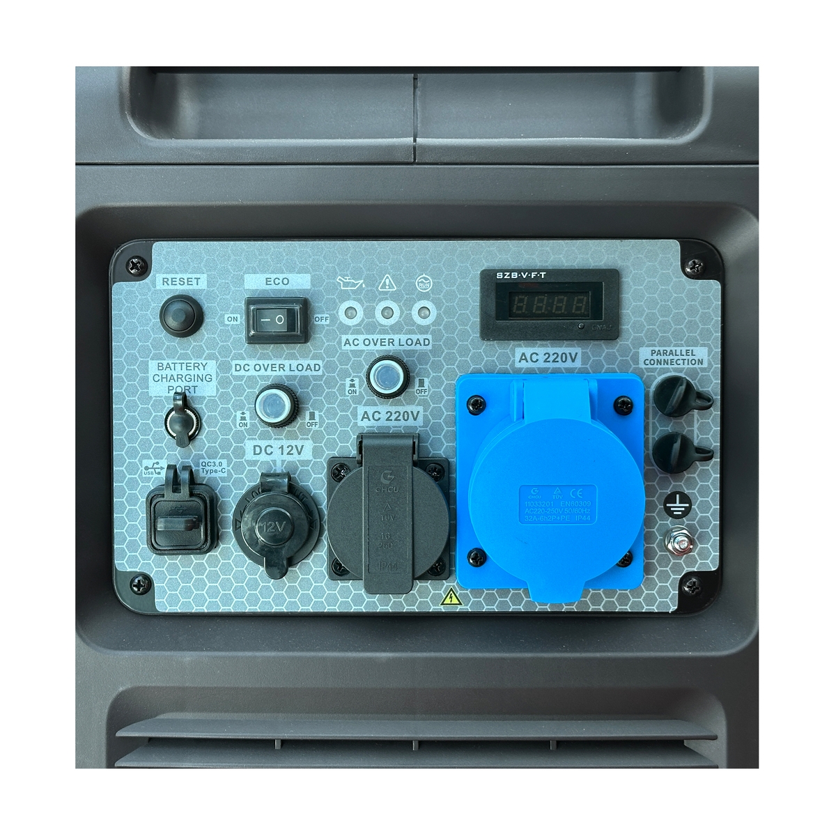 เครื่องปั่นไฟอินเวอร์เตอร์ 5.5KW POLO รุ่น P6250IES รูปที่ 5