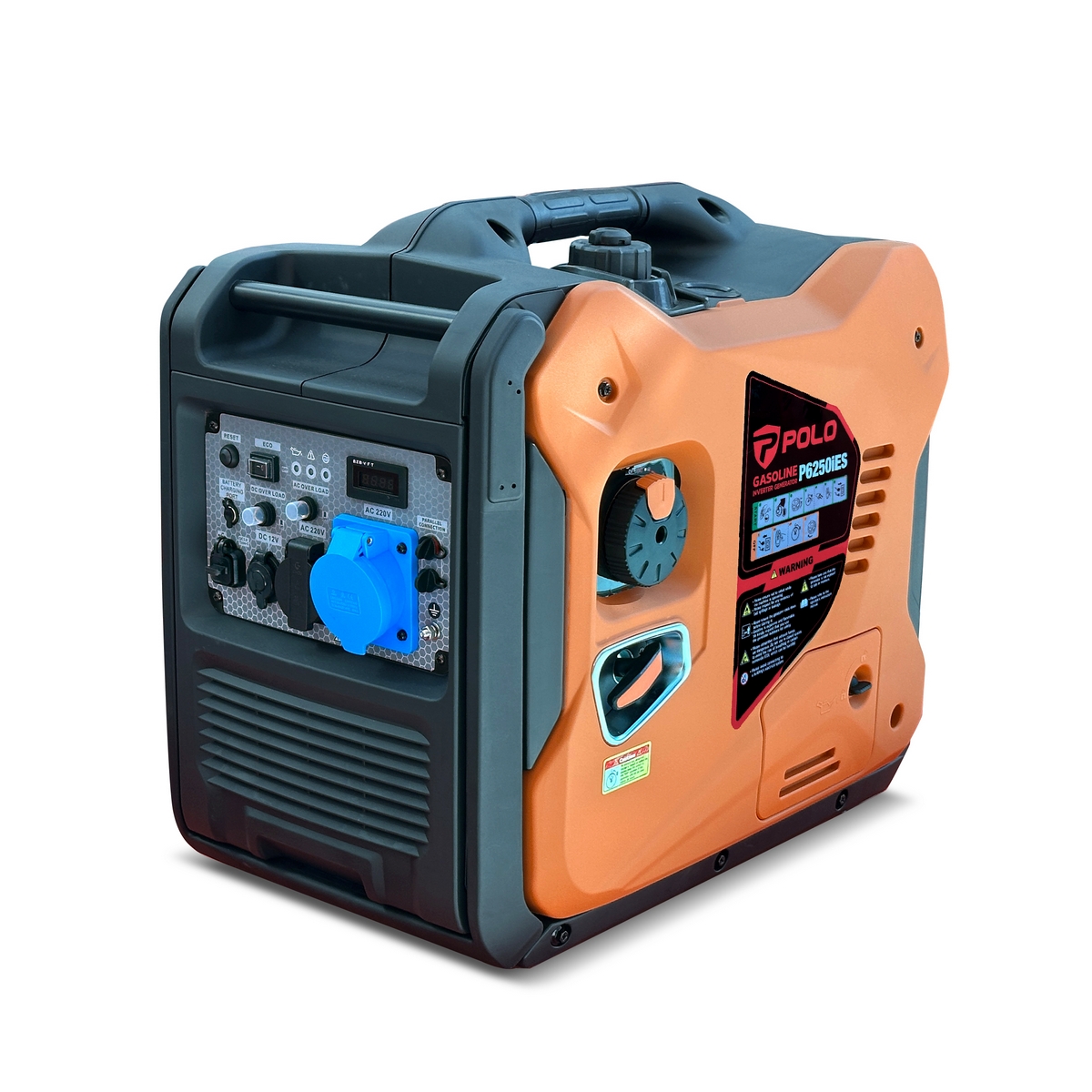 เครื่องปั่นไฟอินเวอร์เตอร์ 5.5KW POLO รุ่น P6250IES ราคา ฿25,200