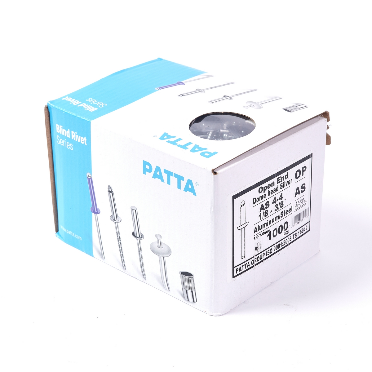 ตะปูยิงรีเวท สีอลูมิเนียม PATTA รูปที่ 5