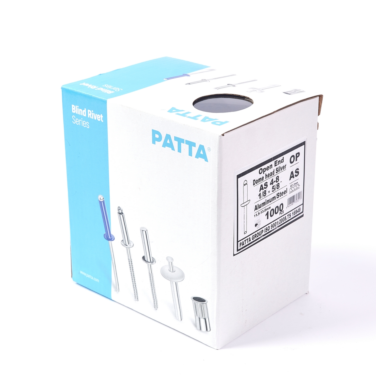 ตะปูยิงรีเวท สีอลูมิเนียม PATTA รูปที่ 5