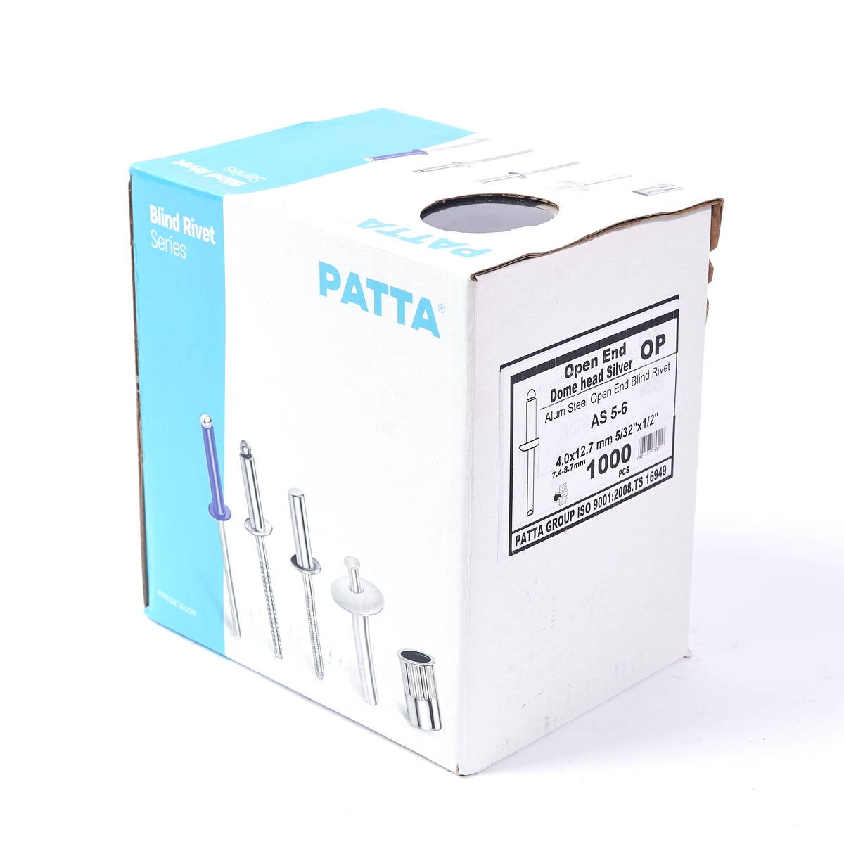 ตะปูยิงรีเวท สีอลูมิเนียม PATTA รูปที่ 5