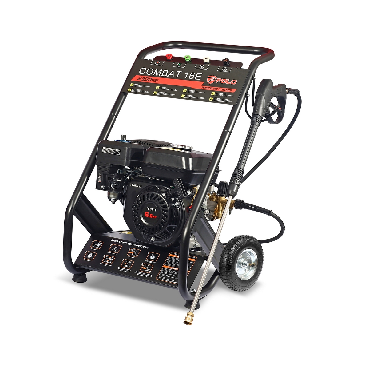 เครื่องฉีดน้ำฯ 160 บาร์ ENGINE POLO รุ่น COMBAT16E ราคา ฿12,060