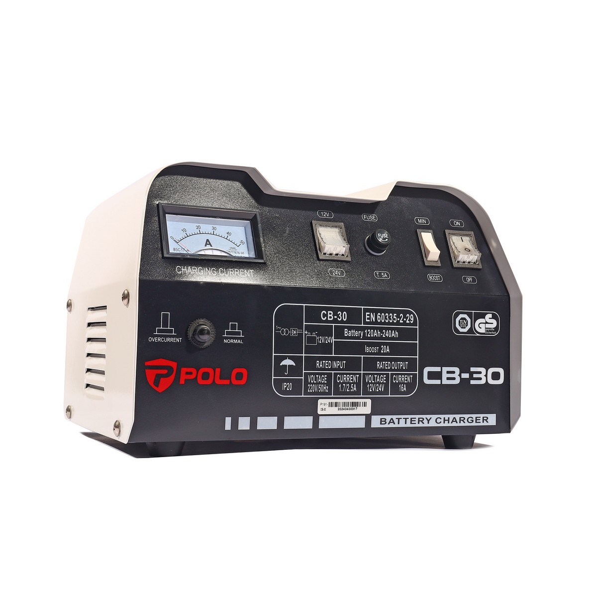 เครื่องชาร์จแบต 20A POLO รุ่น CB30 รูปที่ 4