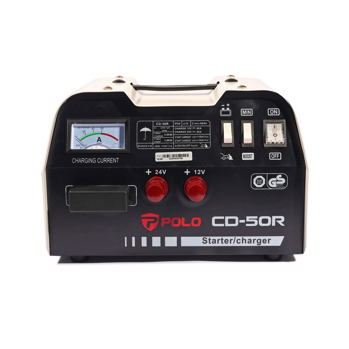 POLO Battery Charger 40A - with Engine Start, Model CD50R photo 4