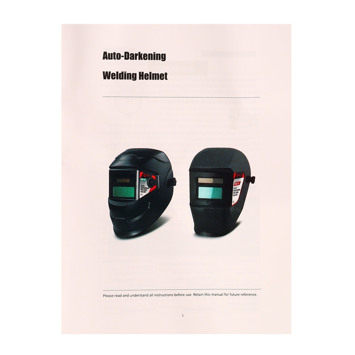 POLO 焊接面罩 自动变光 (BASIC) 型号 2020 图 5
