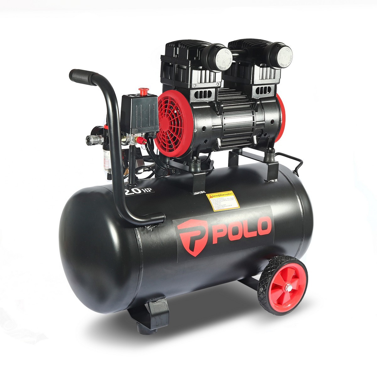 POLO 无油空压机 2HP (4P) 50L 型号 D15001-50 价格 ฿6,876