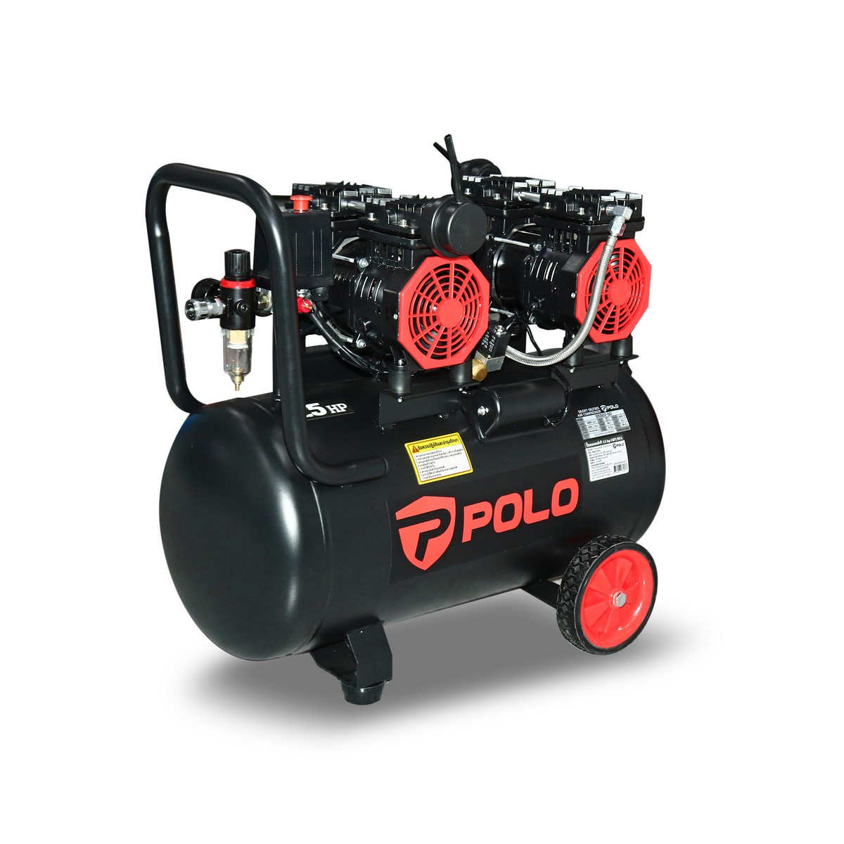 POLO 无油空压机 1.5HP (4P) 50L 型号 D5502-50 价格 ฿6,432