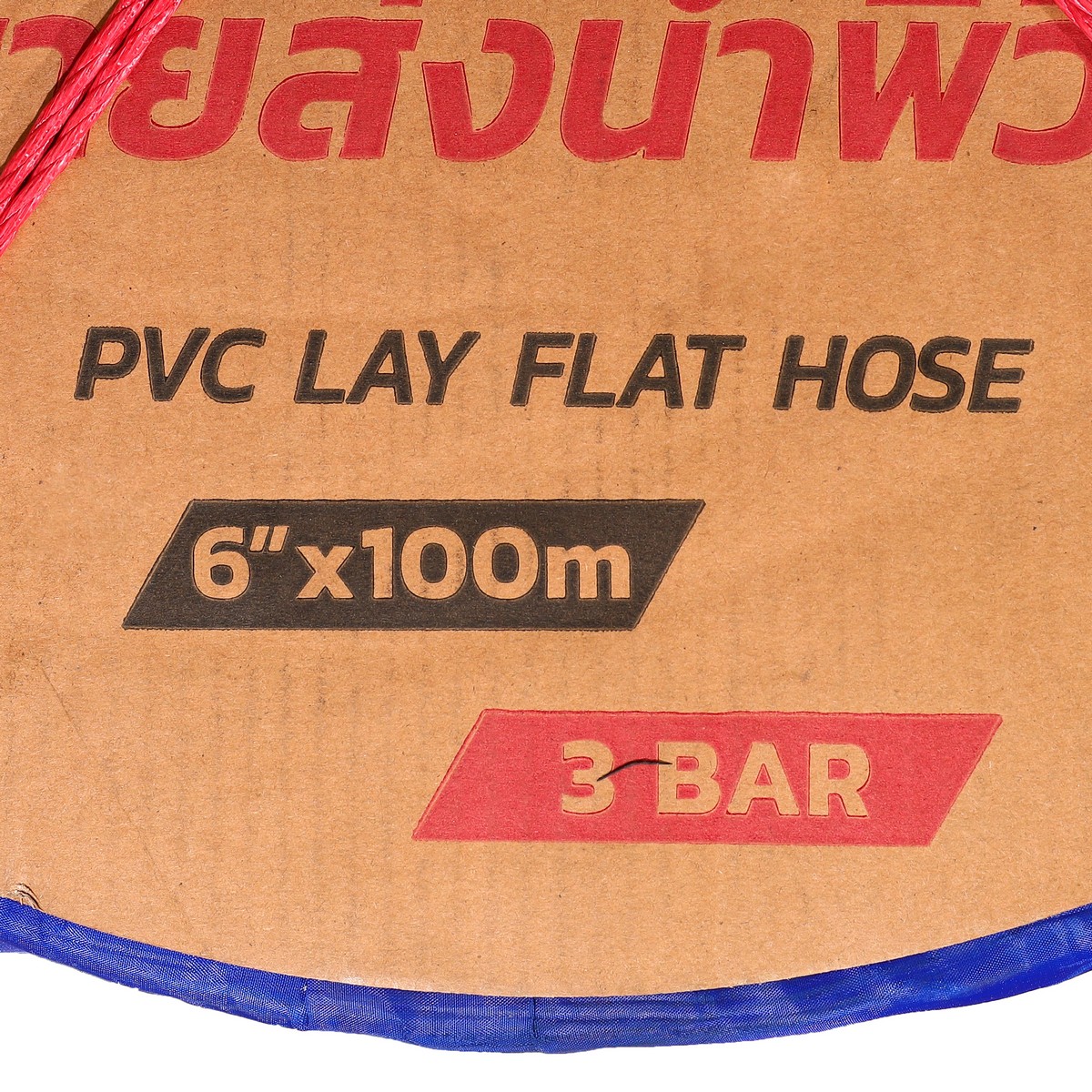 POLO PVC Water Discharge Hose 6 IN 3 Bar 100 M, Model 7045 photo 3