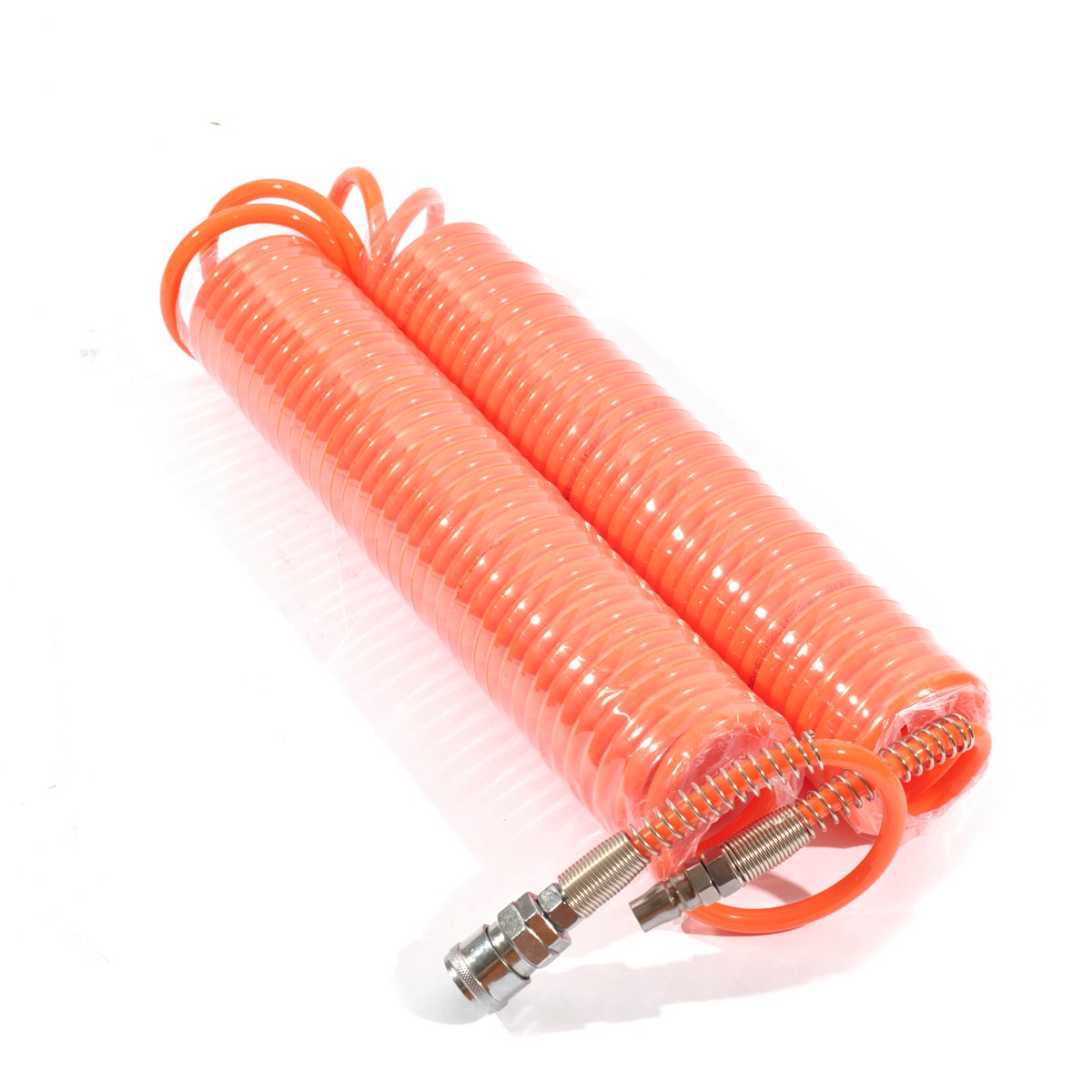 POLO PU Spring Air Hose with Couplers (5X8), Length 15 M, Model 0015 photo 2