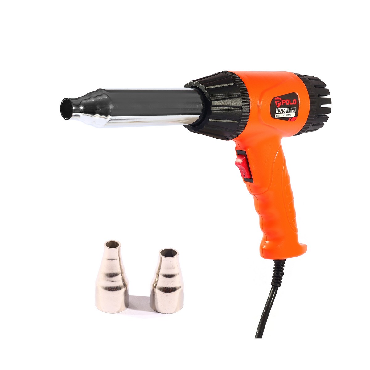 ปืนเชื่อมพลาสติก เป่าลมร้อน 750W POLO รุ่น WG750 ราคา ฿498