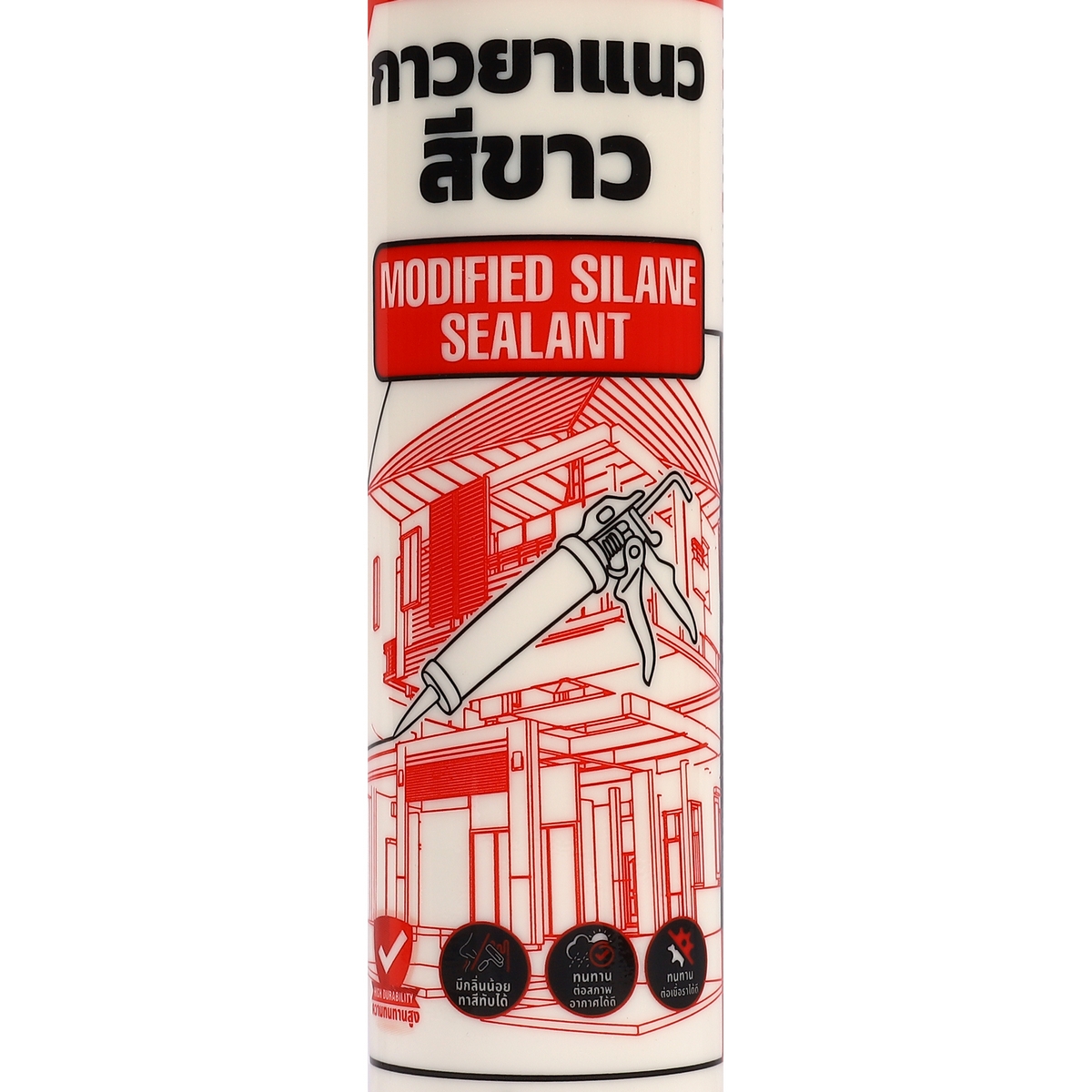 กาวยาแนว (MS SEALANT) 300 มล. สีขาว POLO รูปที่ 4