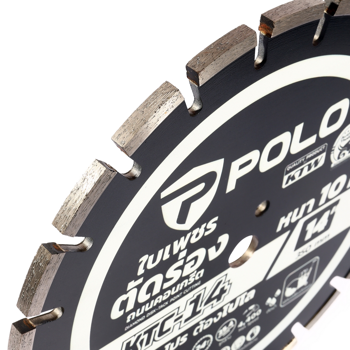 ใบเพชรตัดถนน 14"X10MM (ใบตัดจ๊อย) POLO รุ่น KTC-14 รูปที่ 3