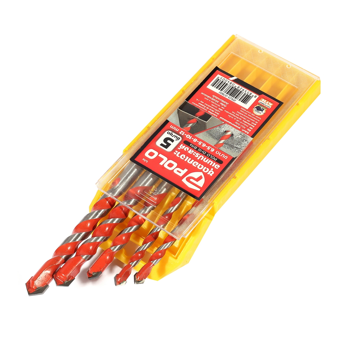 POLO Multi-Purpose Drill Bits 5 PCS, Concrete/Steel, Model TCT-5S photo 5
